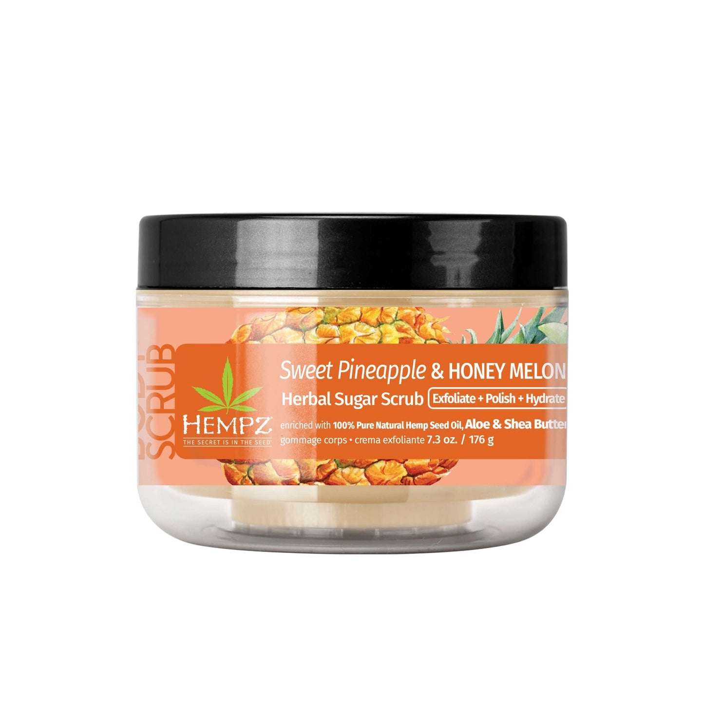 Hempz - Sweet Pineapple & Honey Melon Herbal Sugar Scrub - My Beauty Boutique