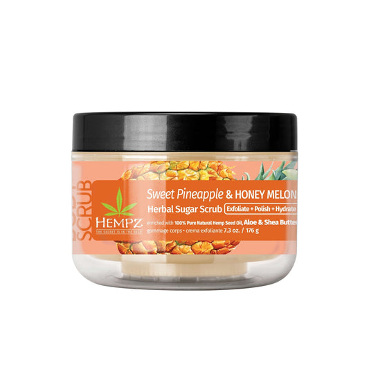 Hempz - Sweet Pineapple & Honey Melon Herbal Sugar Scrub - My Beauty Boutique