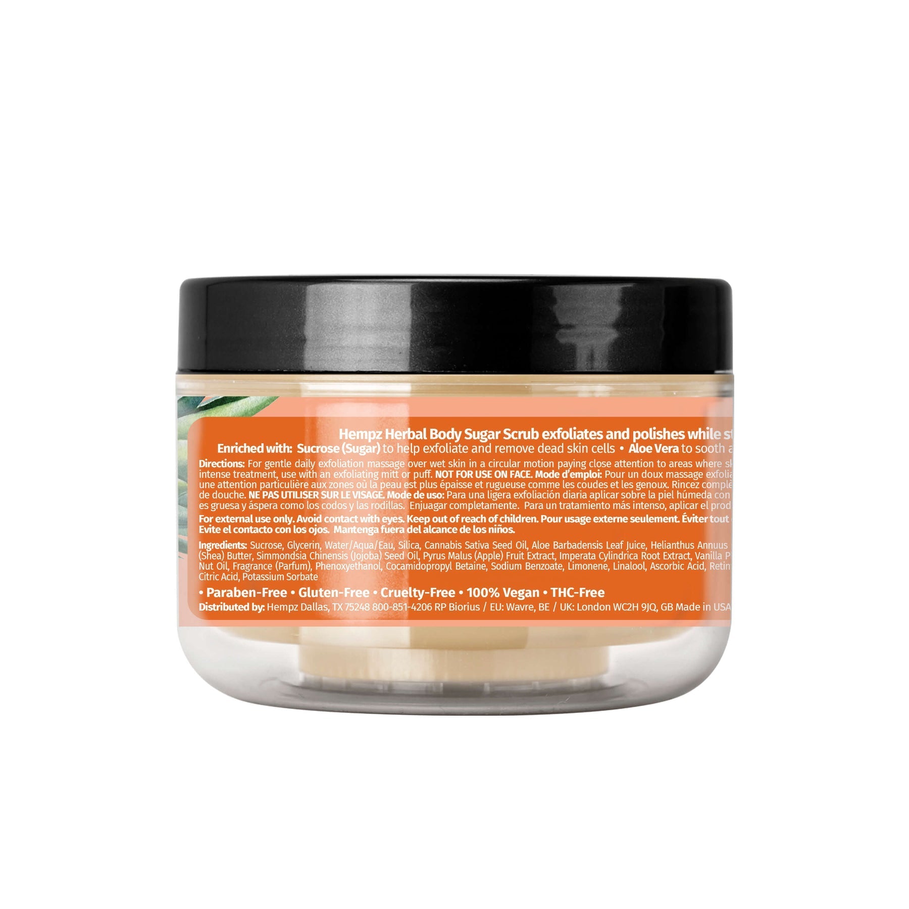 Hempz - Sweet Pineapple & Honey Melon Herbal Sugar Scrub - My Beauty Boutique