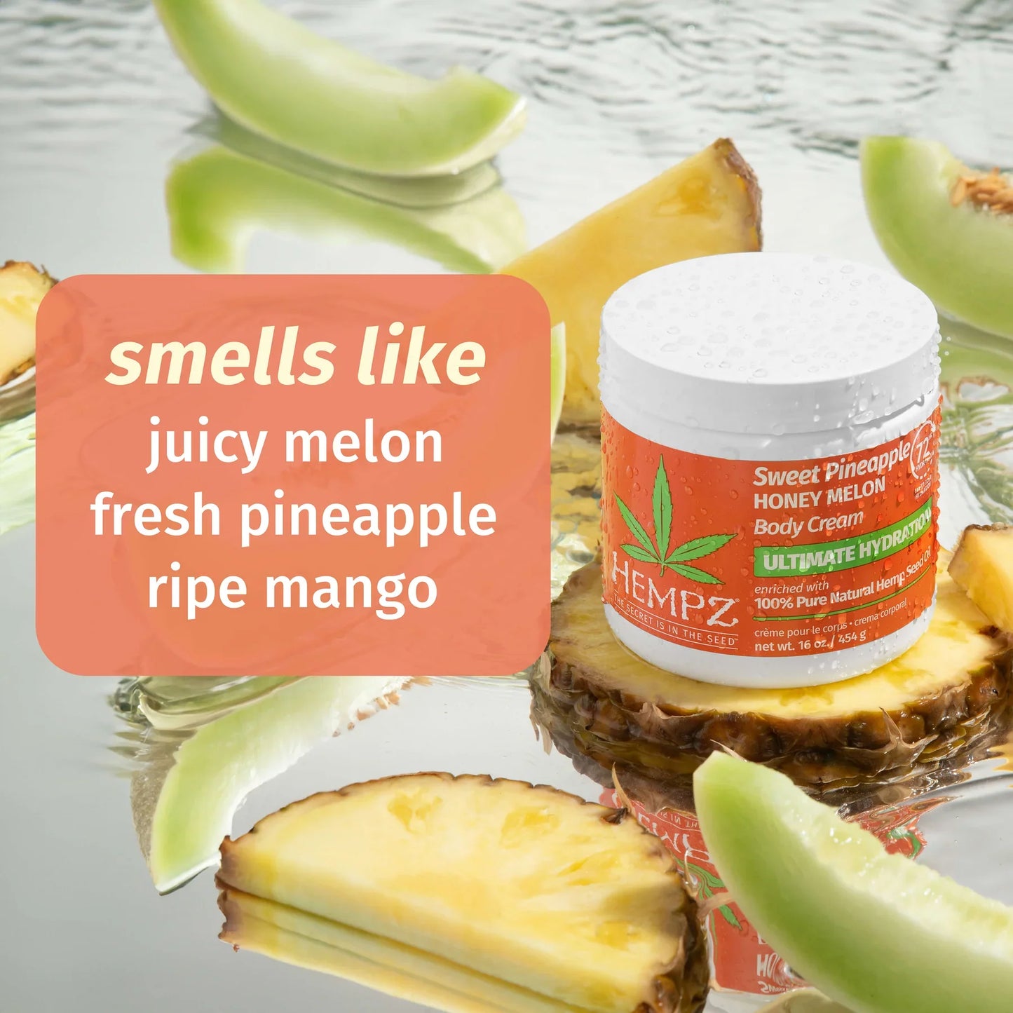 Hempz - Sweet Pineapple & Honey Melon Herbal Body Cream