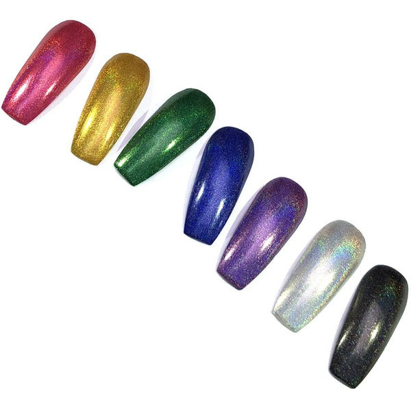 Clear Jelly Stamper Polish Kit - Holo (7 colours) - My Beauty Boutique