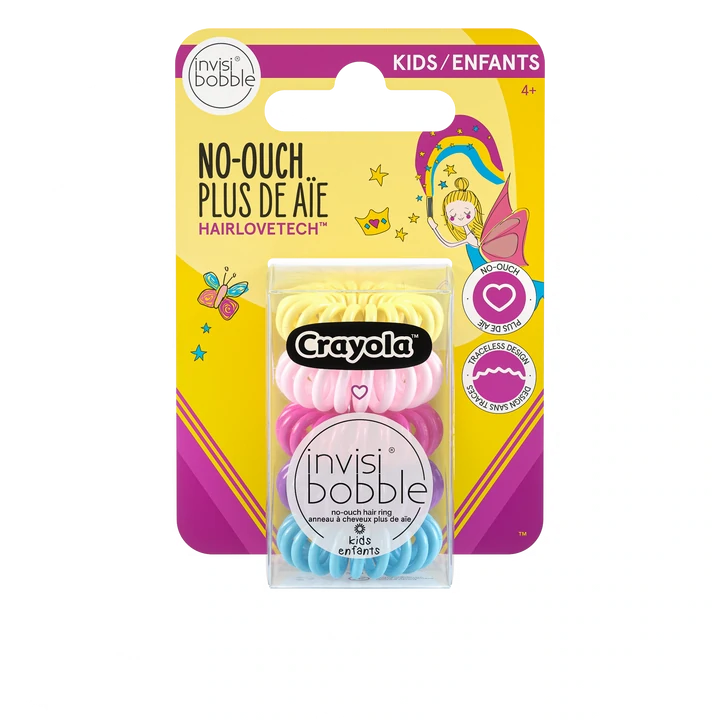 Invisibobble Crayola Kids Spiral 5pc - Limited Edition Collection - My Beauty Boutique