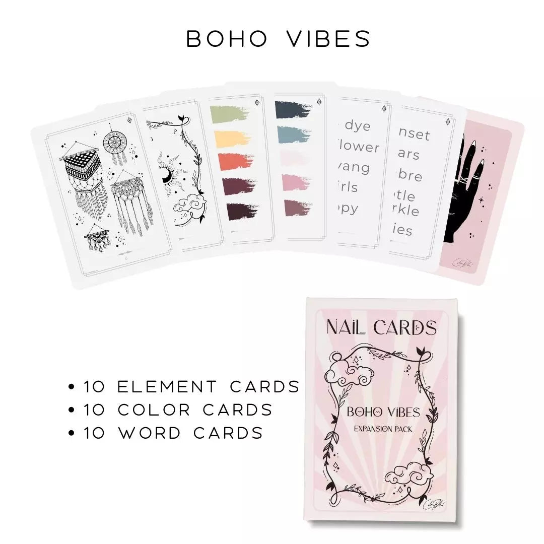 Moonflair - Boho Vibes Nail Cards Expansion Pack - My Beauty Boutique