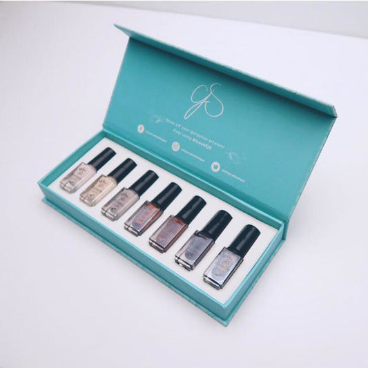 Clear Jelly Stamper Polish Kit - Java (7 colours) - My Beauty Boutique