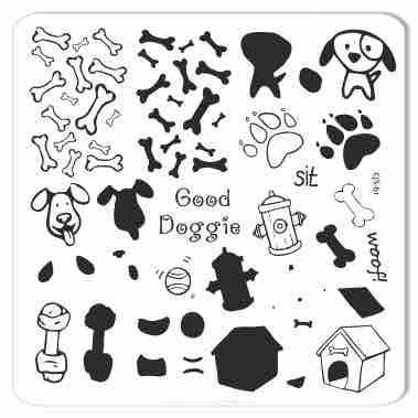 Clear Jelly Stamper Plate Small - Woof (CjS-61) - My Beauty Boutique