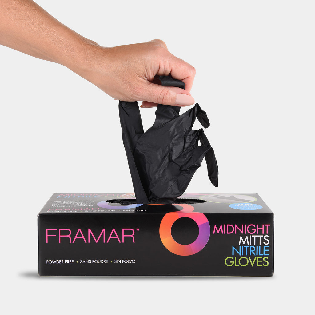 Framar Gloves - Midnight Mitts (Nitrile) - Small - My Beauty Boutique