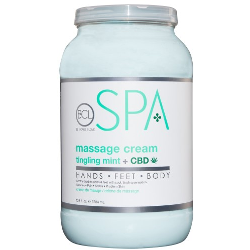 BCL Spa Massage Cream - Tingling Mint + CBD - My Beauty Boutique