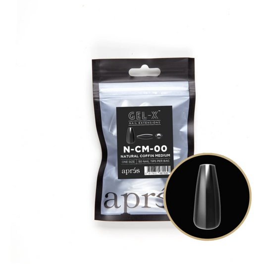 Aprés Nail - Natural Coffin Medium Refill Bags - My Beauty Boutique