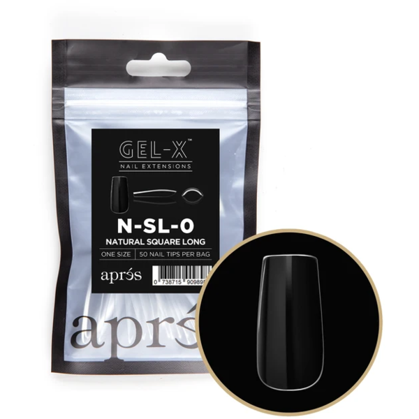 Aprés Nail - Natural Square Long Refill Bags - My Beauty Boutique