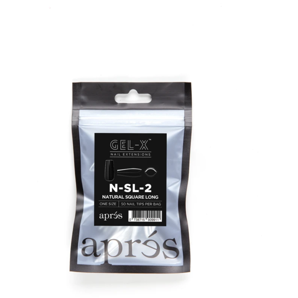 Aprés Nail - Natural Square Long Refill Bags - My Beauty Boutique