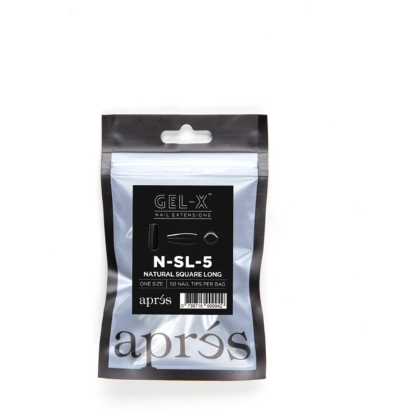 Aprés Nail - Natural Square Long Refill Bags - My Beauty Boutique