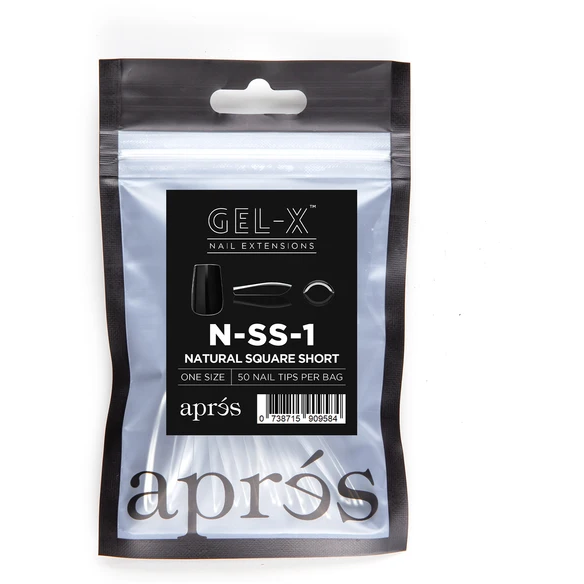 Aprés Nail - Natural Square Short Refill Bags - My Beauty Boutique