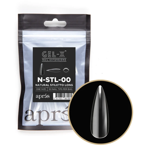 Aprés Nail - Natural Stiletto Long Refill Bags - My Beauty Boutique