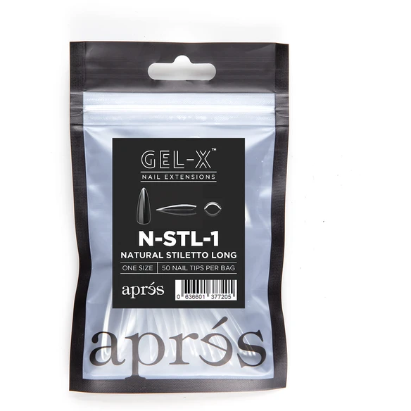 Aprés Nail - Natural Stiletto Long Refill Bags - My Beauty Boutique