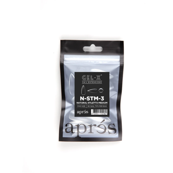 Aprés Nail - Natural Stiletto Medium Refill Bags - My Beauty Boutique