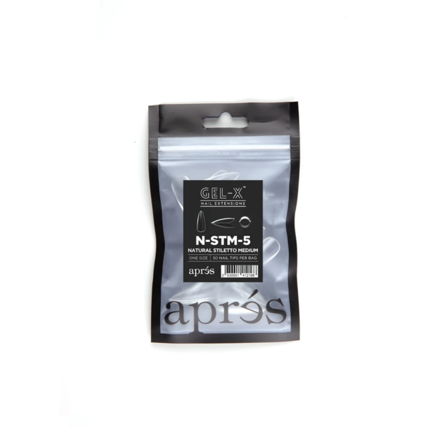 Aprés Nail - Natural Stiletto Medium Refill Bags - My Beauty Boutique