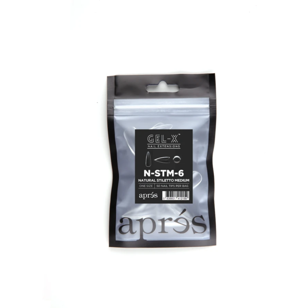 Aprés Nail - Natural Stiletto Medium Refill Bags - My Beauty Boutique