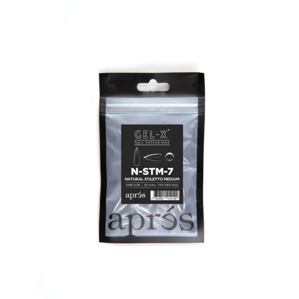 Aprés Nail - Natural Stiletto Medium Refill Bags - My Beauty Boutique