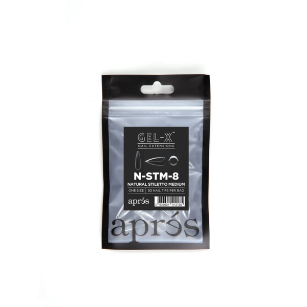 Aprés Nail - Natural Stiletto Medium Refill Bags - My Beauty Boutique