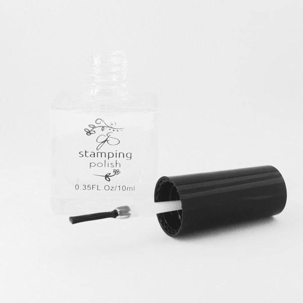 Clear Jelly Stamper Polish - Smear Not! Smudge-Resistant Top Coat (10ml) - My Beauty Boutique