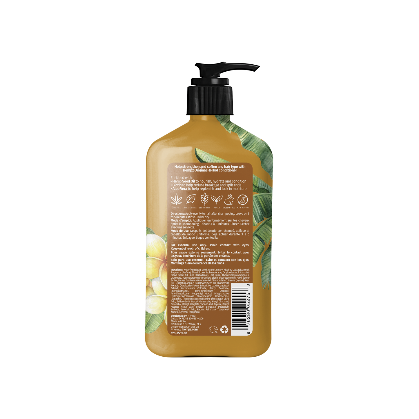 Hempz Original Floral Banana Herbal Conditioner - My Beauty Boutique