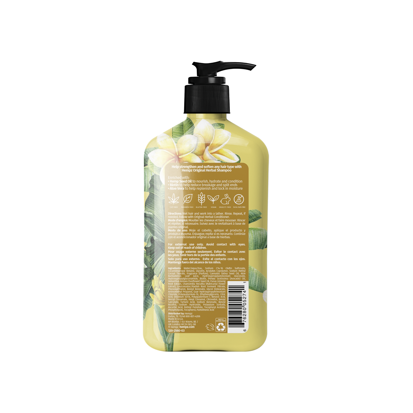 Hempz Original Floral Banana Herbal Shampoo - My Beauty Boutique