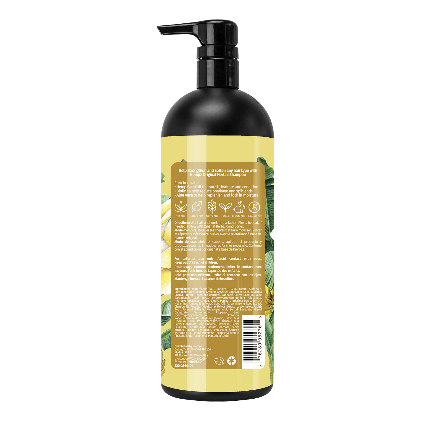 Hempz Original Floral Banana Herbal Shampoo - My Beauty Boutique