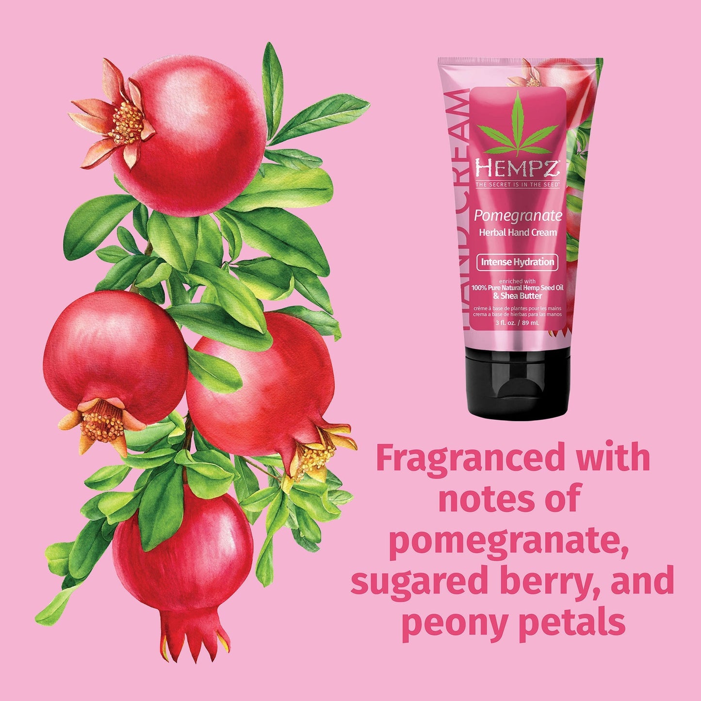 Hempz - Pomegranate Herbal Hand Cream - My Beauty Boutique