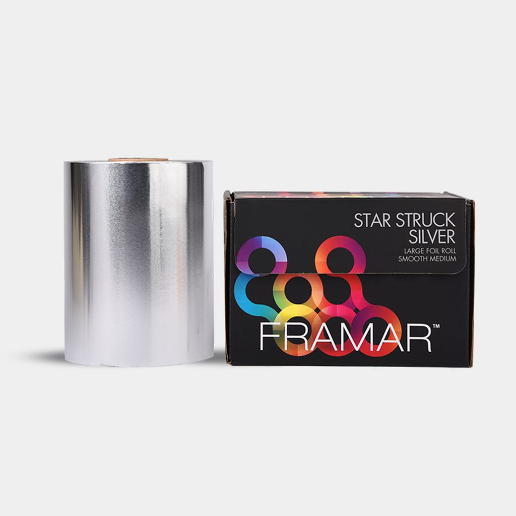 Framar Smooth Foil - Star Struck Silver (Medium) - Large Roll - My Beauty Boutique