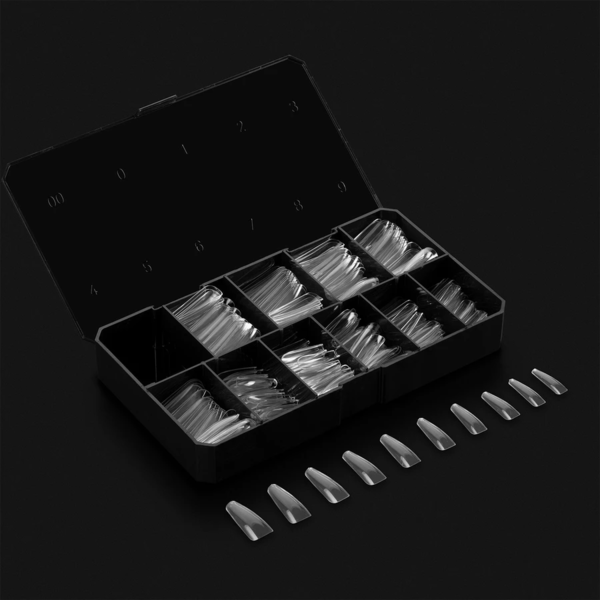 Aprés Nail - Sculpted Coffin Long Box of Tips - My Beauty Boutique