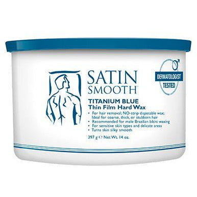 Satin Smooth Hard Wax - Titanium Blue Thin Film - My Beauty Boutique