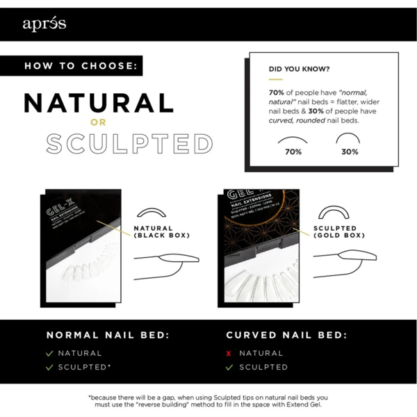 Aprés Nail - Natural Stiletto Medium Refill Bags - My Beauty Boutique