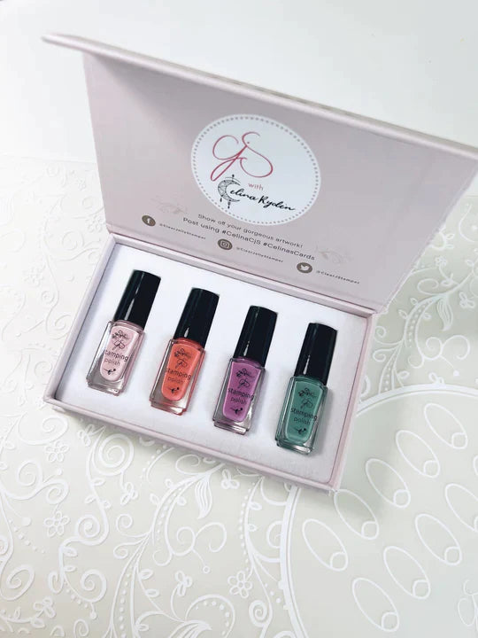 Clear Jelly Stamper Stamping Polish Kit - Celina Polish Collection - One (4 colors) - My Beauty Boutique