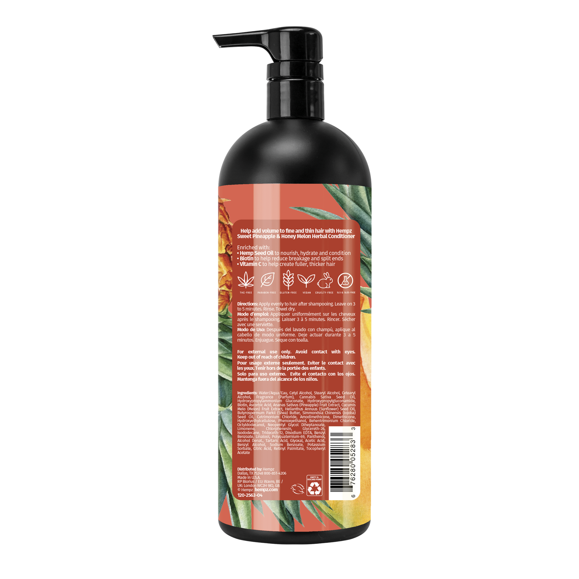 Hempz Sweet Pineapple & Honey Melon Herbal Conditioner - My Beauty Boutique