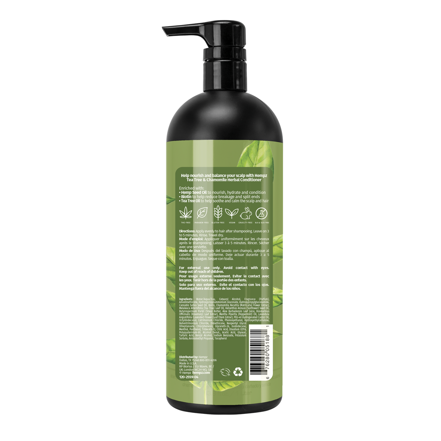 Hempz Tea Tree & Chamomile Herbal Conditioner - My Beauty Boutique