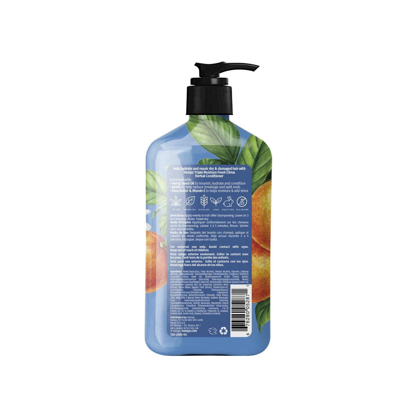 Hempz Triple Moisture Fresh Citrus Herbal Conditioner - My Beauty Boutique