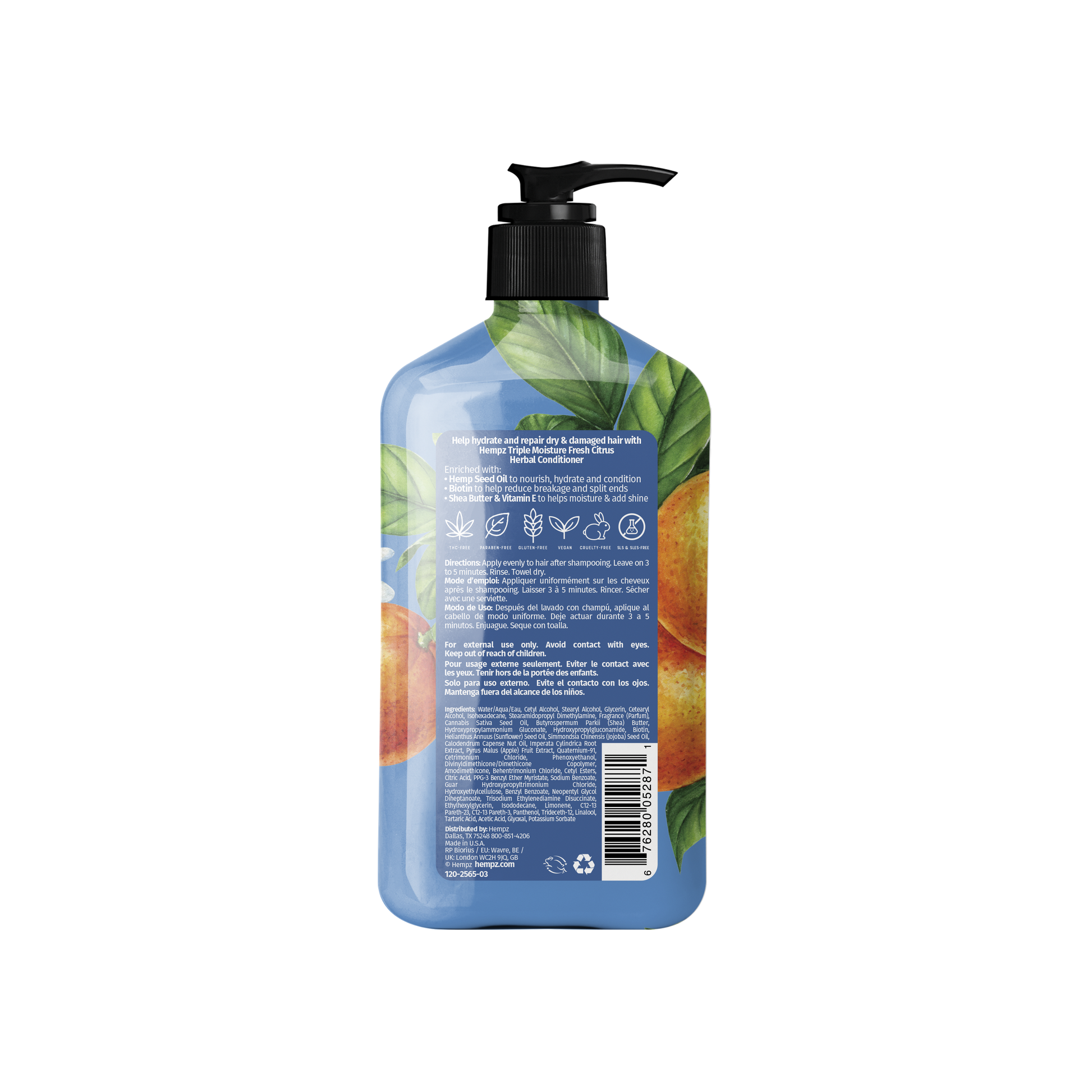 Hempz Triple Moisture Fresh Citrus Herbal Conditioner - My Beauty Boutique