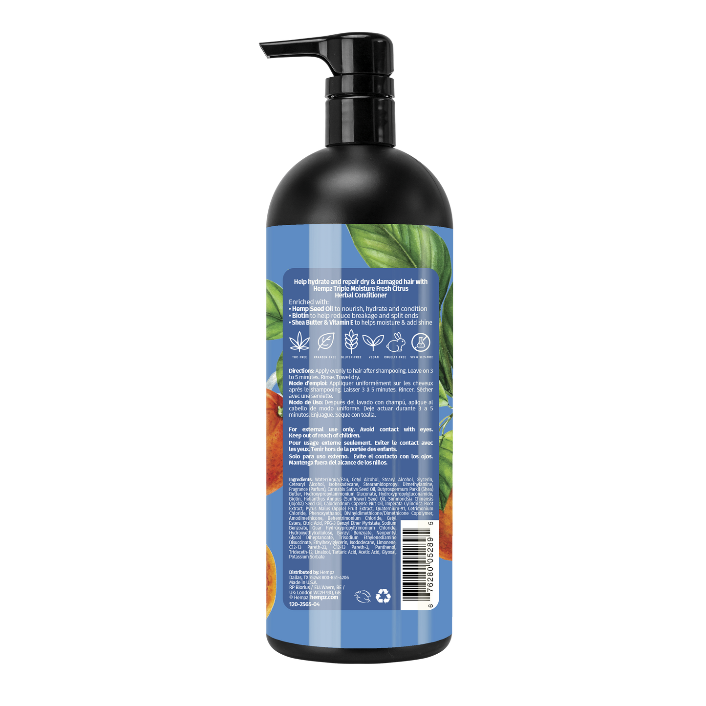 Hempz Triple Moisture Fresh Citrus Herbal Conditioner - My Beauty Boutique