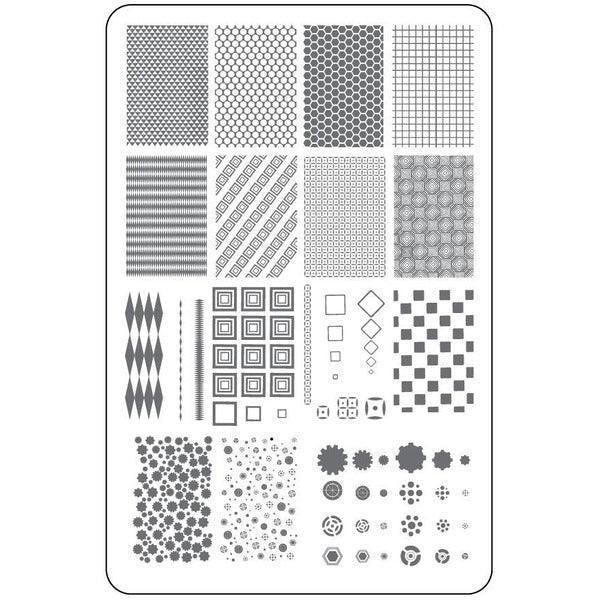 Clear Jelly Stamper Plate Large - Chantel's Full Coverage (CjSLC-37) - My Beauty Boutique