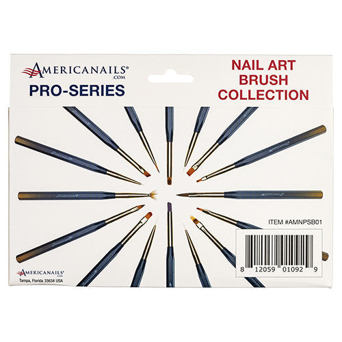 Americanails - Pro-Series Nail Art Brush Collection 16ct - My Beauty Boutique