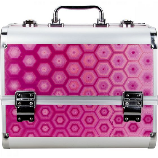 VER Beauty - Pink Hexa Holographic Cosmetic Case - My Beauty Boutique