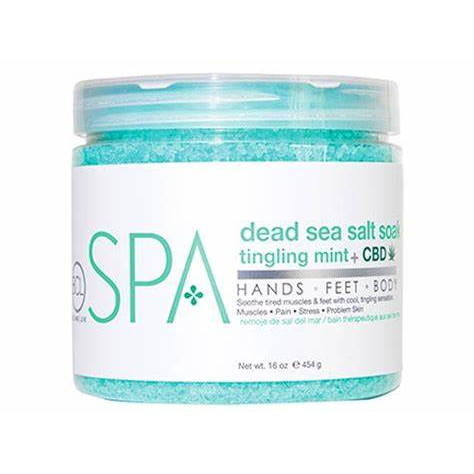 BCL Spa Salt Soak - Tingling Mint + CBD - My Beauty Boutique