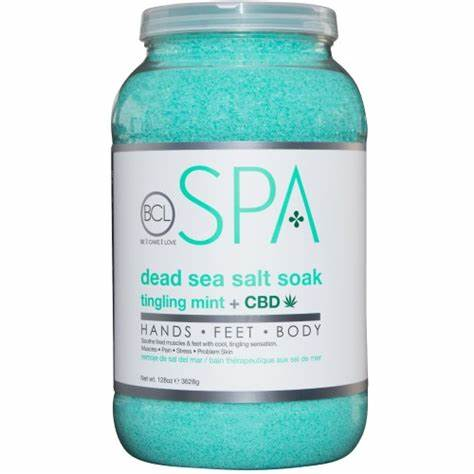 BCL Spa Salt Soak - Tingling Mint + CBD - My Beauty Boutique