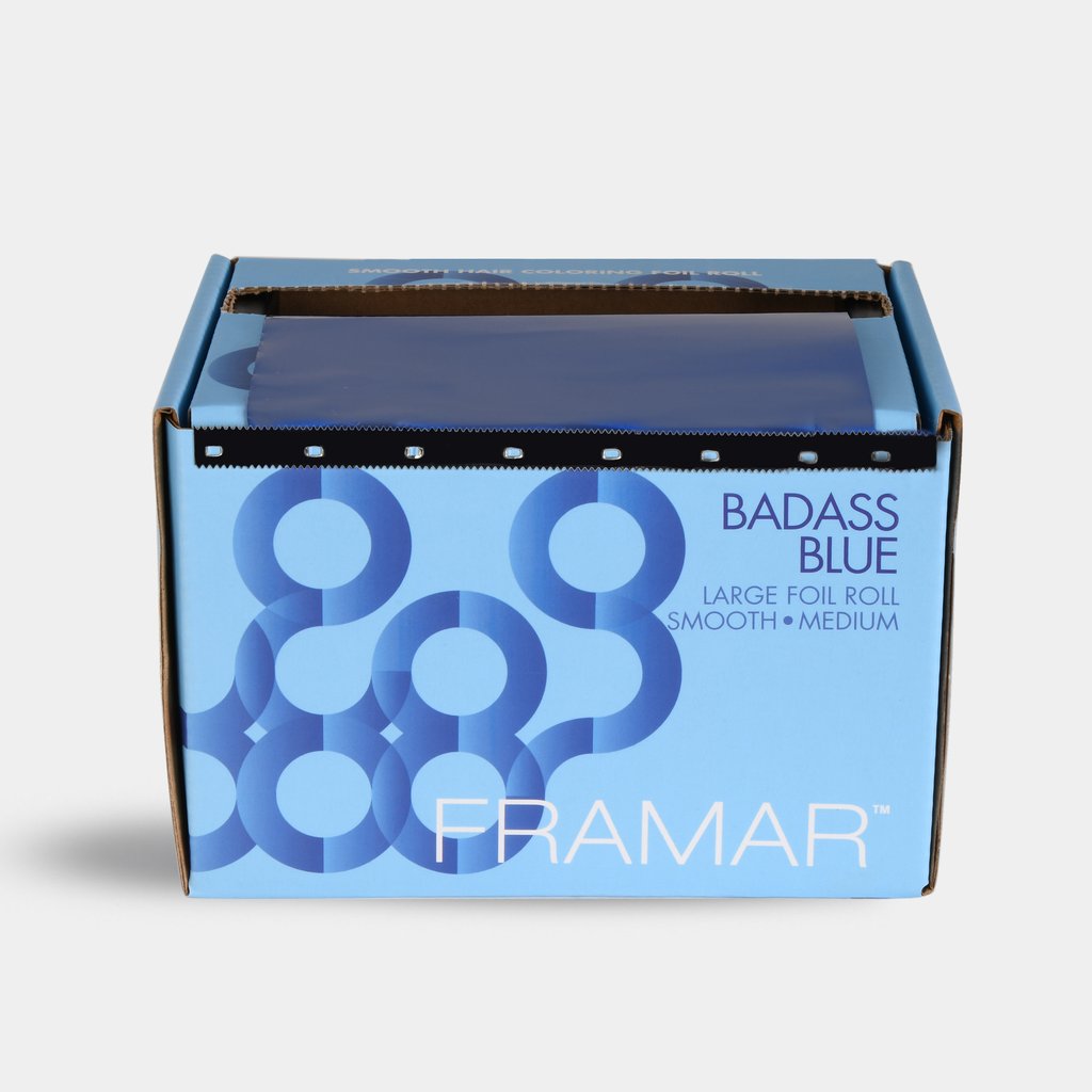 Framar Smooth Foil - Badass Blue (Medium) - Large Roll - My Beauty Boutique