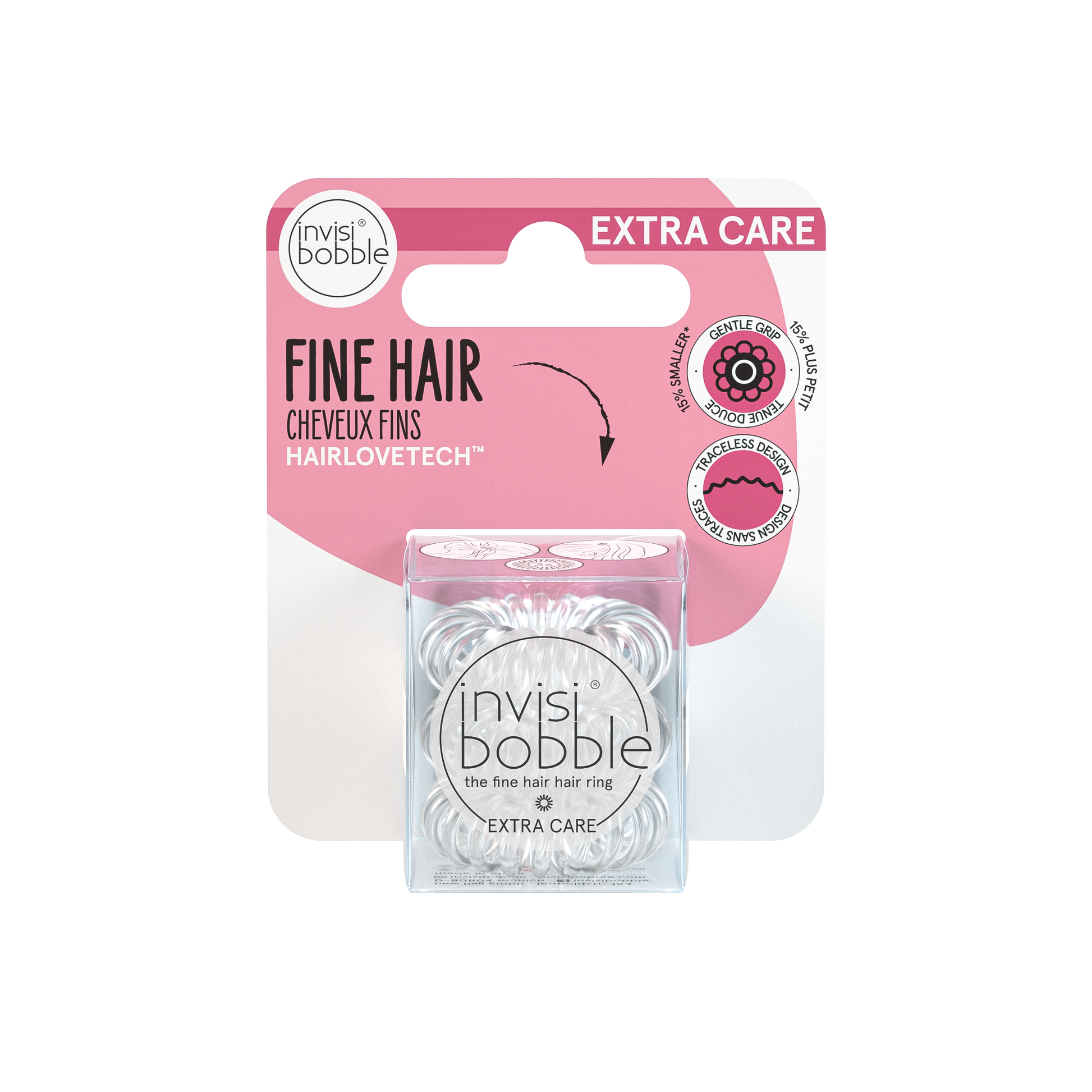 Invisibobble Extra Care - Crystal Clear - My Beauty Boutique