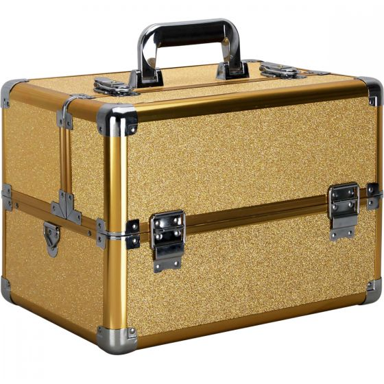 VER Beauty - Gold Glitter Pro Case - My Beauty Boutique