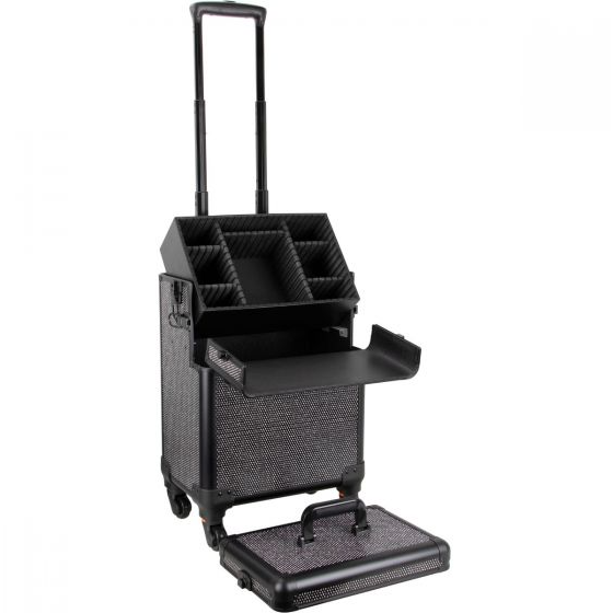 VER Beauty - Black Krystal Rolling Case - My Beauty Boutique